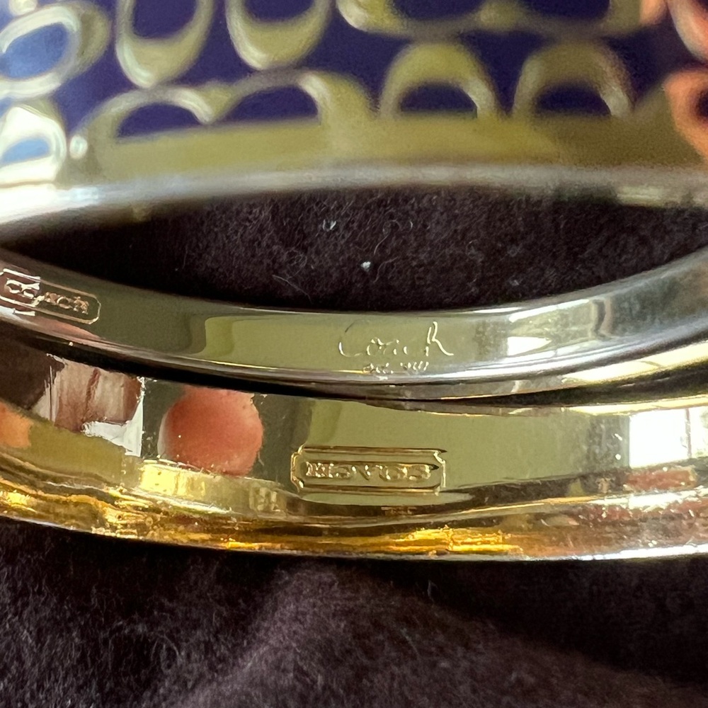 Coach Bangles/ Bracelets Set - image 8